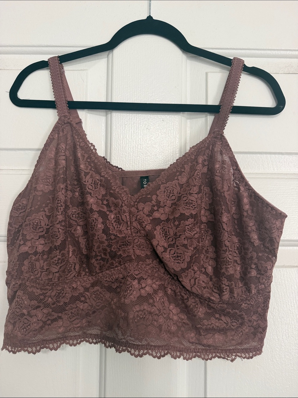 Lace Bralette Cami in Dusty Rose by torrid